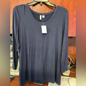 Classic Navy Long Sleeve Top